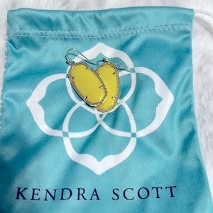 Kendra Scott Elle yellow earrings